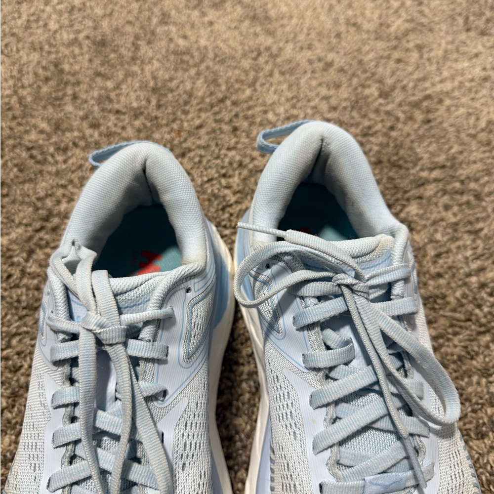 Hoka Women's Bondi 7 Running Shoe in Pale Blue - Picture 6 of 8